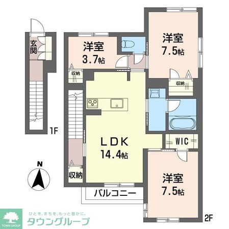 リラフォート元町の物件間取画像